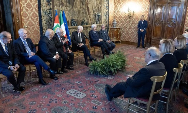 Il Presidente Mattarella ha incontrato una rappresentanza dell'Associazione Ex Parlamentari della Repubblica